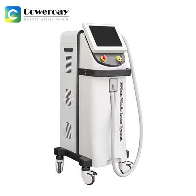Good price 808nm Wavelength Diode Laser Hair Removal Machine 1200W Germany Alexandrite Laser online