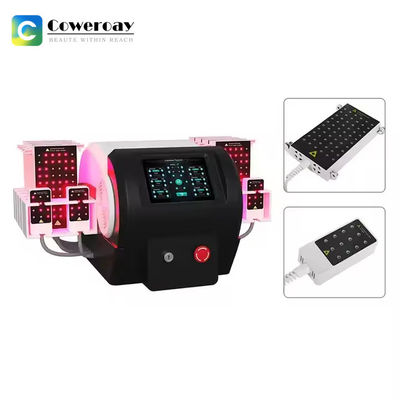 Good price 6D 635nm 532nm Lipo Diode Laser Red Liposuction Weight Loss Body Shape Machine With 12 Paddles online