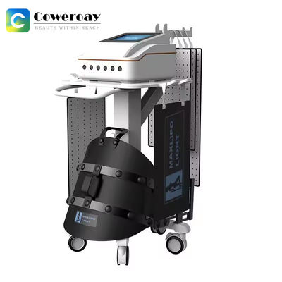 Good price 635nm 940nm Maxlipo LED Light Therapy Slimming Machine With Mask Manufacturer online