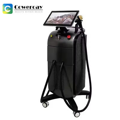 İyi bir fiyat. Ticari 1000W Buz Titanyum Lazer Saç Kaldırma Makinesi Cildin Yenilenmesi 755 808 1064nm çevrimiçi