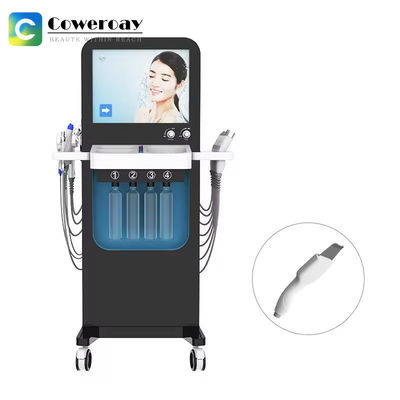 Good price 15 Inch Touch Screen Oxygen Hydrafacial Machine Dermabrasion Hydra Peel Facial Machine online